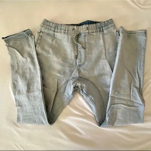 Zanerobe Light Wash Denim Sureshot Chino Pants